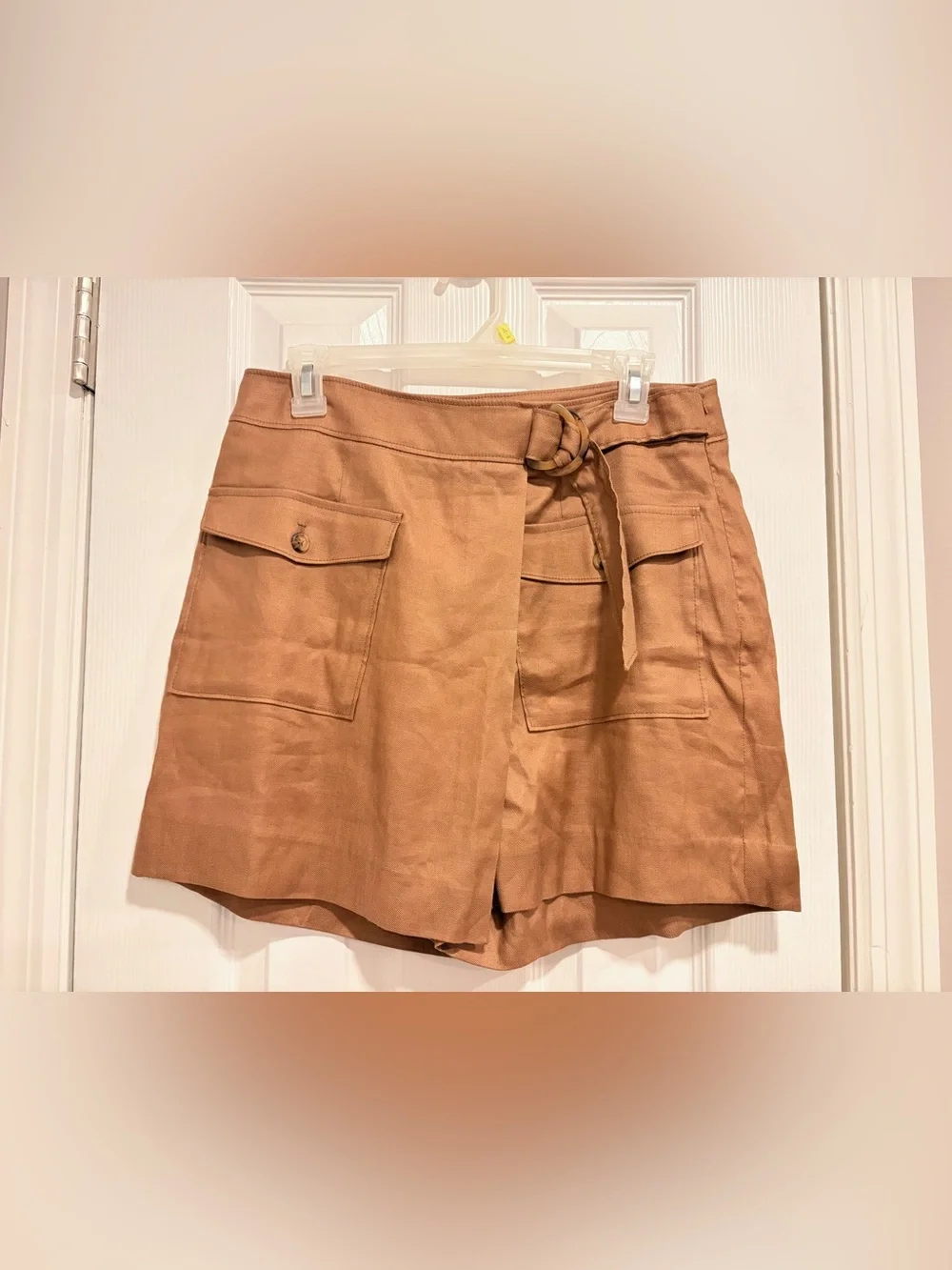 The Limited Camel Belted Skort NWT Size 8